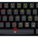 Teclado Dragonborn K630 Qwerty Red Negro Con Luz Rgb Españo Idioma Español Latinoamérica Color Del Teclado Negro