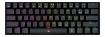 Teclado Dragonborn K630 Qwerty Red Negro Con Luz Rgb Españo Idioma Español Latinoamérica Color Del Teclado Negro