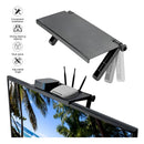 Soporte Plegable Para Decodificador Parte Superior Tv Color Negro
