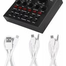 Interfaz Mezclador De Audio Externo Usb Tarjeta De Sonido V8