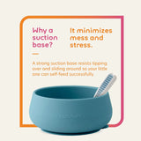 Tazones De Succión Para Bebés De Silicona Antideslizante