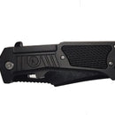 Navaja Táctico Cuchillo Supervivencia Daga Plegable Militar Negro