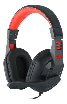 Auriculares gamer Redragon Gamer Ares H120 negro y rojo