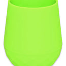 Mini Cup Vaso De Silicona Vaso Entrenador Bebé Color Verde Liso