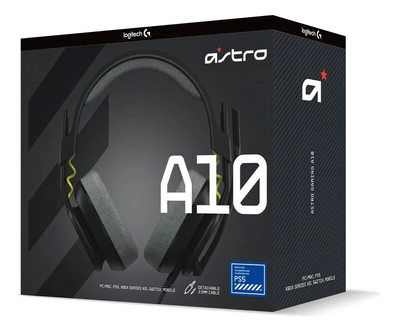 Audífonos Diadema Gaming Astro A10 Gen 2 Cable Ps5 Xbox Pc C Color Negro PS5/PS4