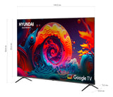 Televisor Hyundai 58 Pulgadas Google Tv Smart Tv 4k