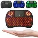 Mini Teclado Inalámbrico Airmouse Android Smart Tv Iluminado Mouse Color Teclado Black