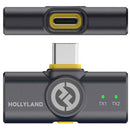 Micrófonos Inalámbricos Hollyland Lark M2 Duo Usb-c Negro