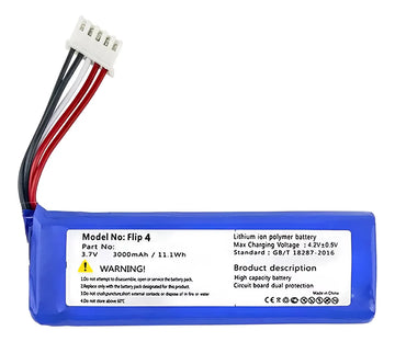 Bateria Litio Parlante Jbl Flip-4 Compacta 3.000 M- Original