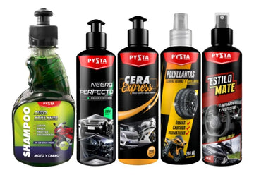 Kit Limpieza Vehiculos 12 Productos