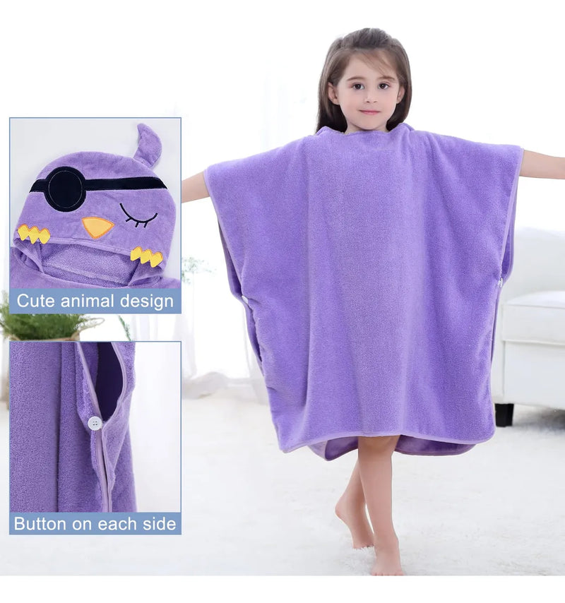 Toalla De Bebe Con Capucha: Diviertete En El Bano