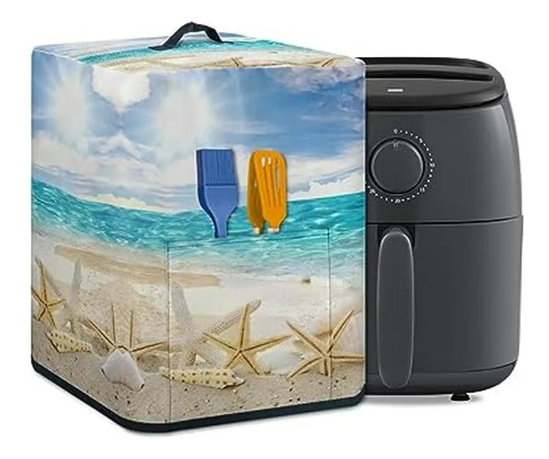 Funda Para Air Fryer Y Olla A Presión Con Bolsillos Y Asa, L
