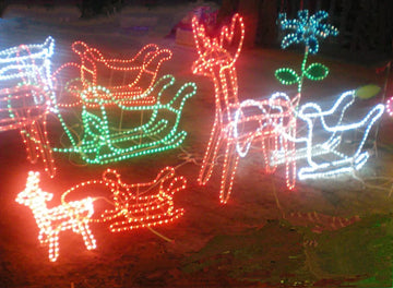 Renos Navideños Luz Led Blanco