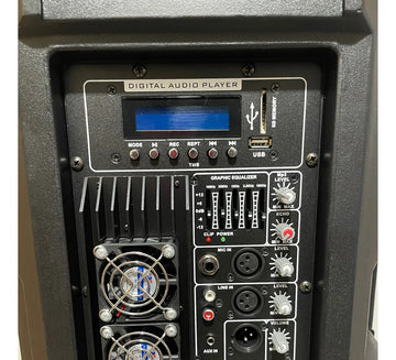 Cabina Activa 15 Pulgadas 10.000w Audio Sound Profesional Negro