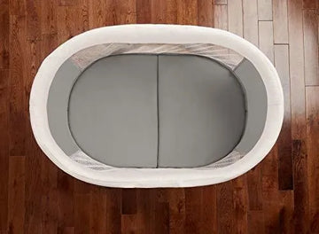 Cuna De Madera Plegable Con Mecedora Portátil - Wallace