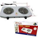 Estufa Eléctrica De 2 Puesto (2000w) Hot Plate Color Blanco