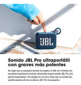 Bocina Portátil Jbl Go 4 Bluetooth, Camuflaje. Color Camuflaje