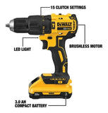 Taladro Percutor Atornillador 1/2 20v 1bateria 2ah - Amarillo - N/a