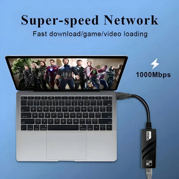 Adaptador Rj45 Usb 3.0 Gigabit Ethernet 10/100mbps