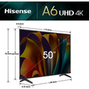 Smart Tv Hisense 50A6N 50'' 4K LED