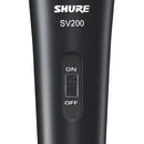 Micrófono Vocal Dinámico Shure Sv200 Color Negro
