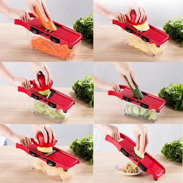 Cortador De Cocina Rallador De Verduras Mandoline 6 En 1