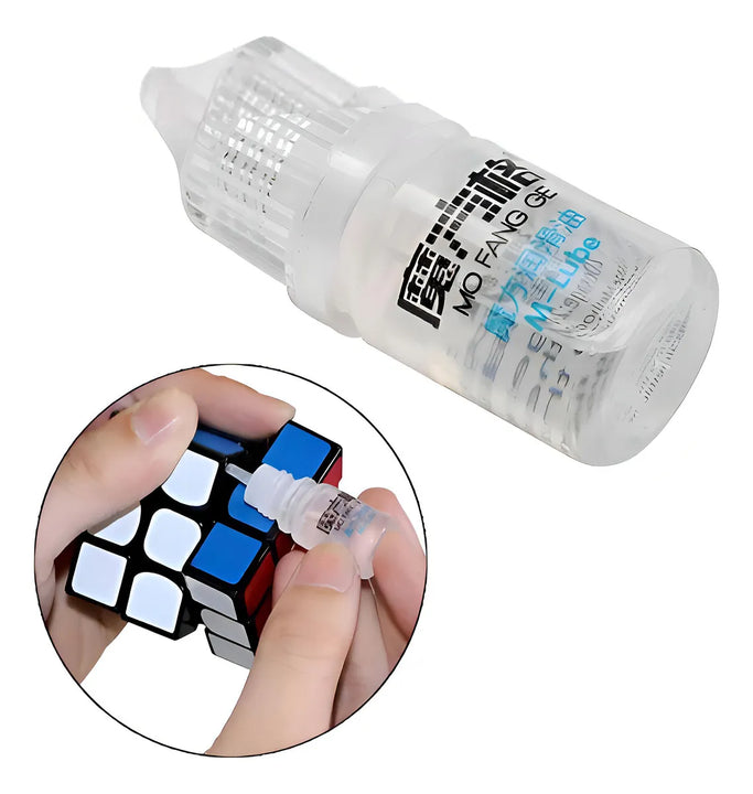 Lubricante Cubo Rubik Qiyi Mofangge 3ml Transparente + Base