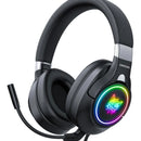 Audifonos Diadema Gamer Onikuma K15 Negros Con Luz Rgb Led