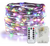 Extensión 100 Luces Navideñas Led Sf 33 Pies Con Control