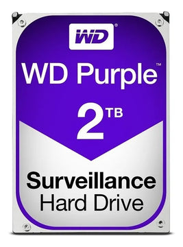 Disco duro interno Western Digital WD Purple WD20PURZ 2TB púrpura