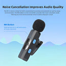 Sistema de micrófono inalámbrico Boya BY-v2 para iOS 2.4G con solapa, negro