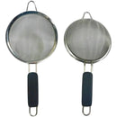 Colador Metal Mango Plastico 20 Cm Utensilios De Cocina Gris
