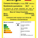 Estufa De Empotrar Acero Inoxidable 2pt Gas Propano 5425 Gris
