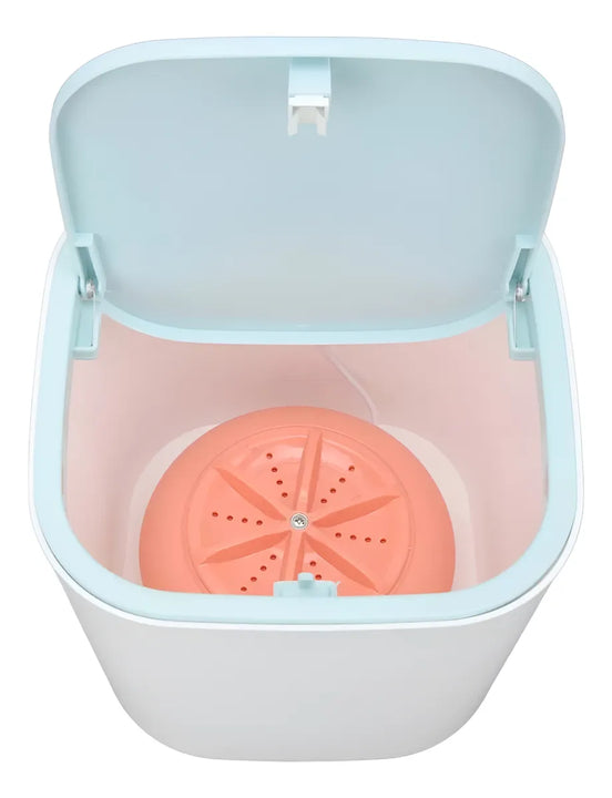 Mini Lavadora De Ropa Interior Portátil / Carga Usb Blanco