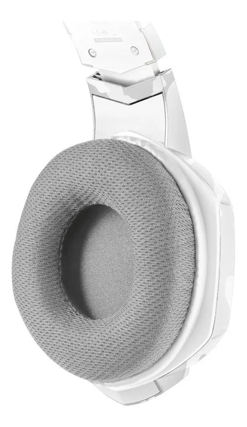 Audifono Gamer Trust Gxt 322w 3.5mm Blanco Camuflado Color Snow camo