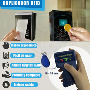 Duplicador Rfid Llaves Duplicadora Lector Tarjetas Clonador