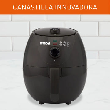 Freidora De Aire Imusa Air Fryer Esencial 3,2 Litros Gris