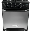 Estufa Abba Majestic AT 203-5 GT TC color vidrio reflectivo con puerta ciega