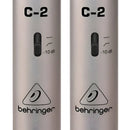 Micrófonos Behringer C-2 Condensador Cardioide color plateadoS