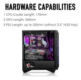 Caja Pc Gaming Msi Gungnir 111r Atx Argb Vidrio Templado