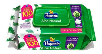 Toallitas Humedas Pequeñin 100 Unidades Aloe