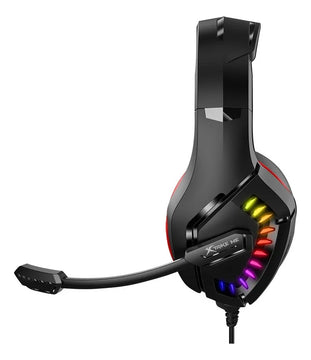 Audifonos Gamer Auriculares Gaming Rgb Xtrike Me Gh-711 Color Negro