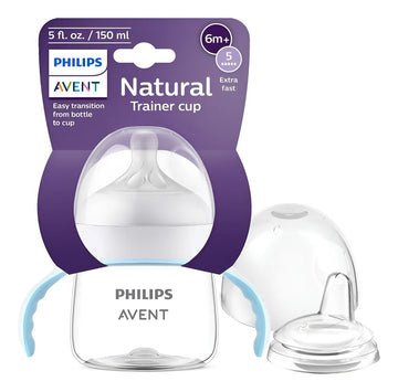 Vaso De Entrenamiento Para Bebé Avent Boquilla Flexible Transparente