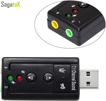 Tarjeta De Sonido Externa 7.1