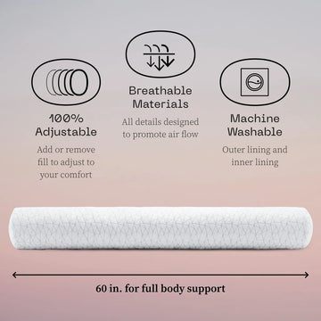 Coop Home Goods: Almohada Corporal Adaptable Para Embarazo.
