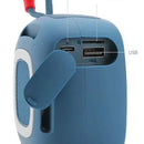 Mini Parlante Altavoz Recargable Impermeable Radio Portátil Diseño
