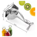Exprimidor En Acero Extractor Manual De Naranjas Y Frutas Gris