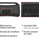 Parlante Sony Bluetooth Resistente Al Agua | Srs-xg500 Color Negro