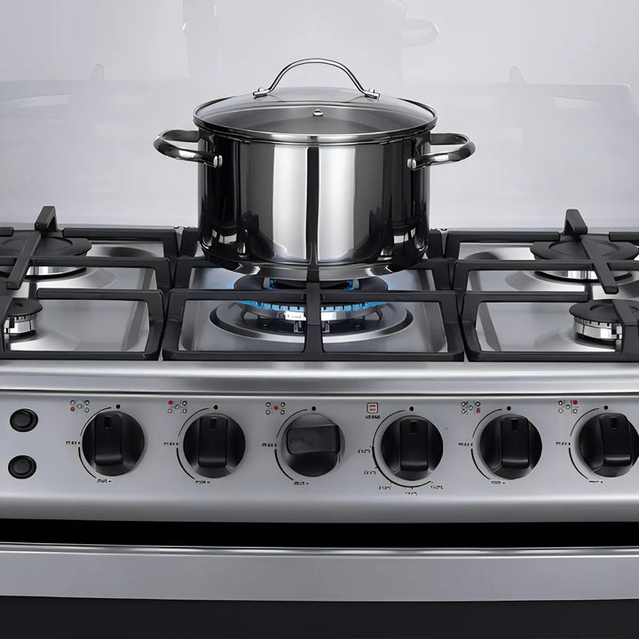 Estufa De Piso Indurama Murcia Con Horno Cromada 5 Puestos Indurama Murcia