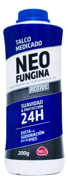 Talco Medicado Neo Fungina Active 24 Horas 200g